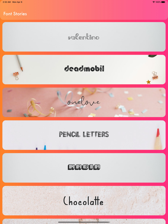 Bold: Story Fonts & Stickers