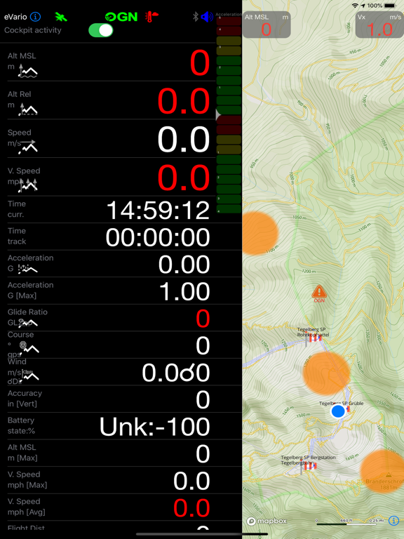 Screenshot #6 pour eVario - Variomètre Parapente