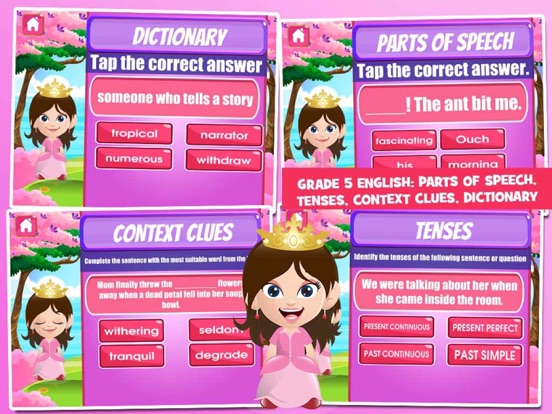 Screenshot #6 pour Princess Fifth Grade Games
