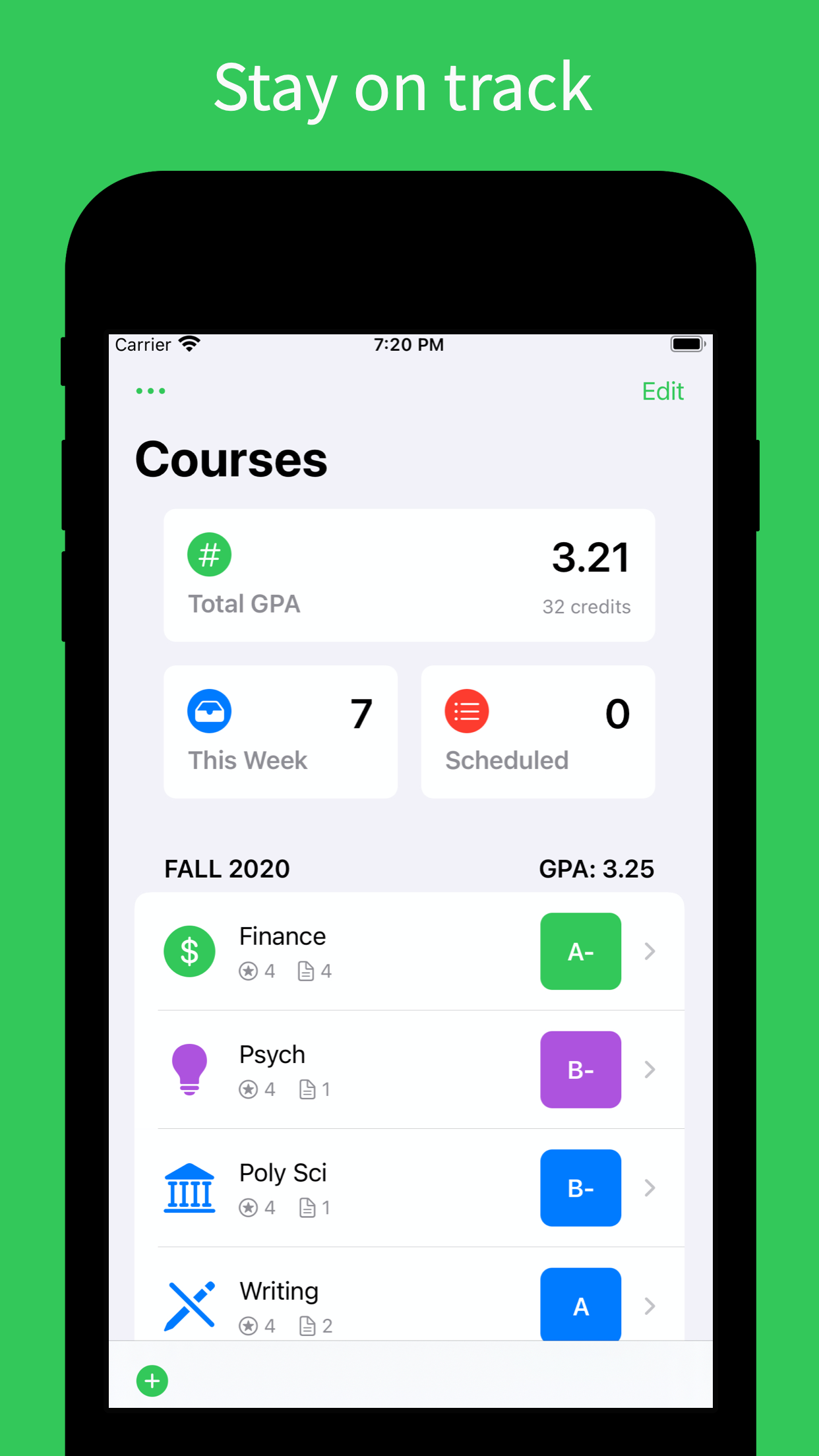 Grade Control: Homework App
