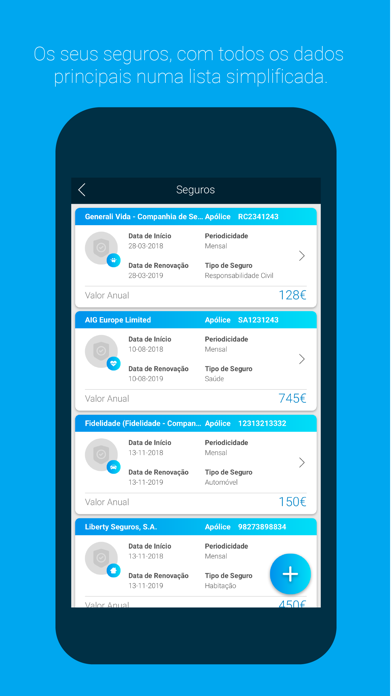 Screenshot #2 pour Meus Seguros