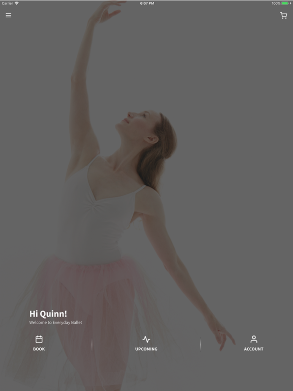 Everyday Ballet iPad screenshot 1 - Health & Fitness app
