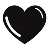Black Hearts Stickers & emoji App Feedback