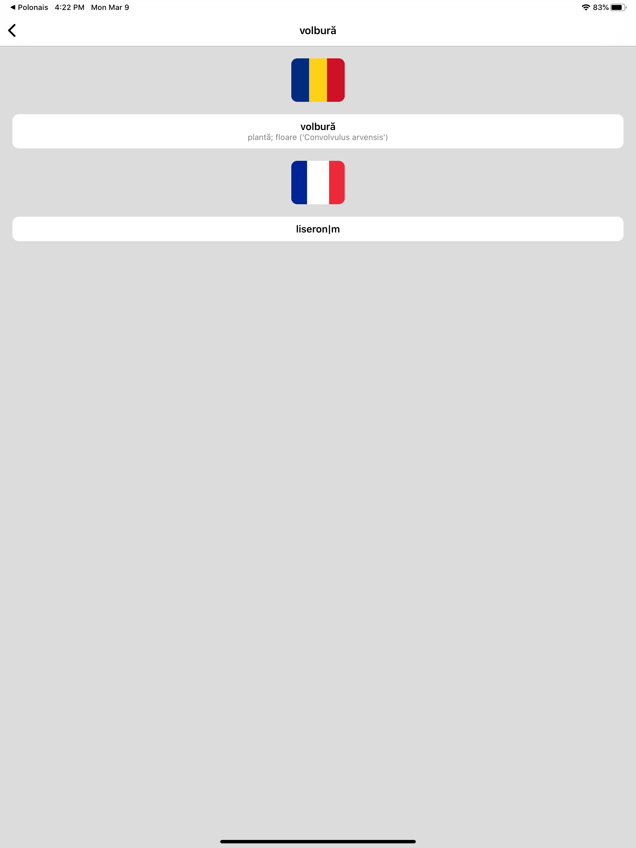 Dictionnaire Roumain-Français
