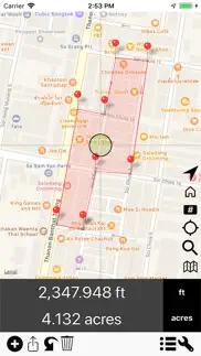 area & distance - map measure iphone screenshot 4