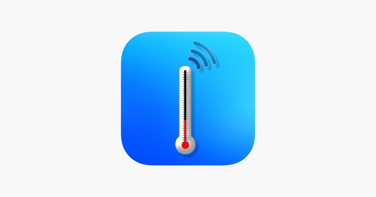 Gen 3 Thermometer Reader with Bluetooth iOS App & on Screen Controls