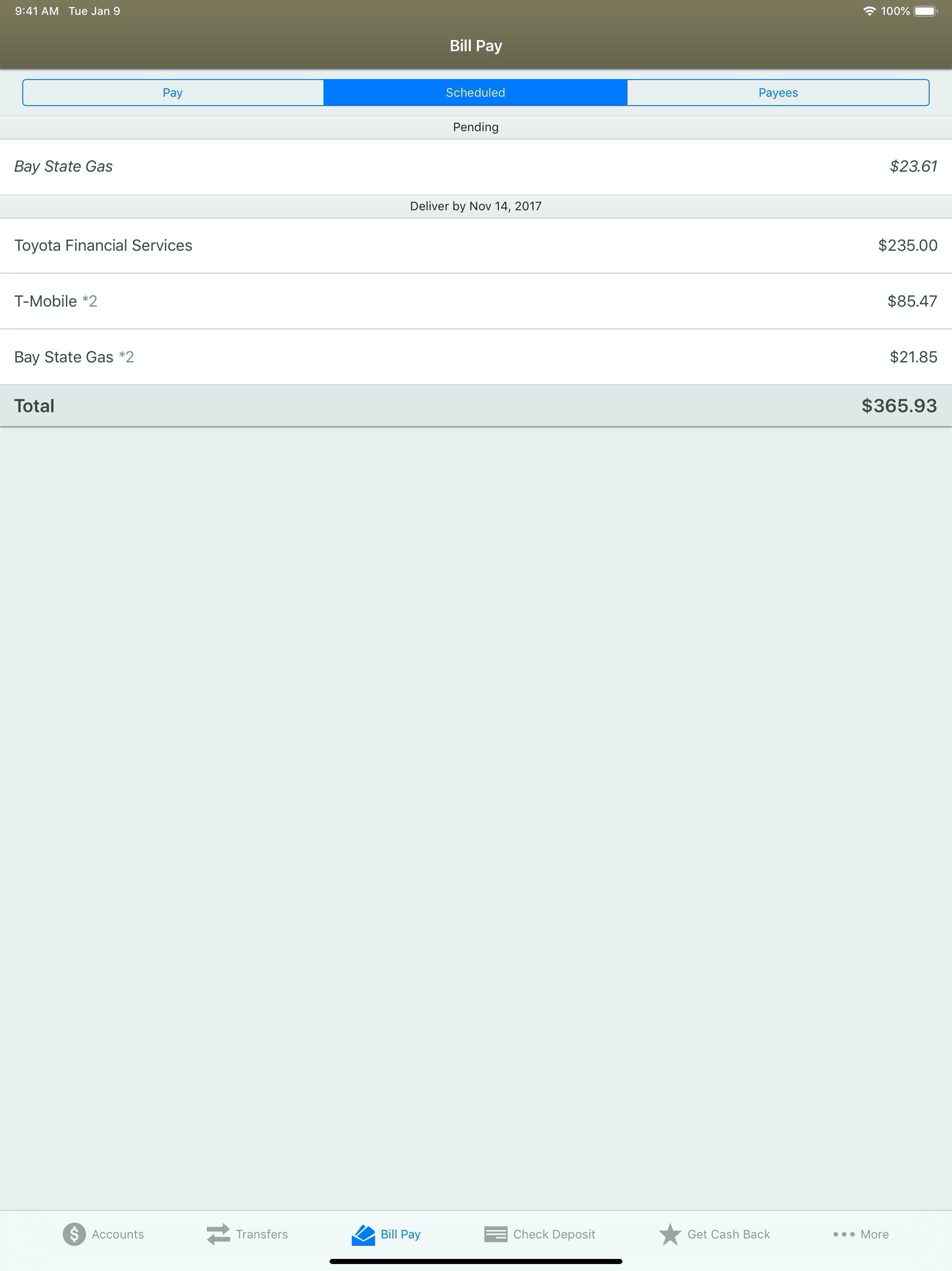 Uwharrie Bank e-zMobile screenshot 17
