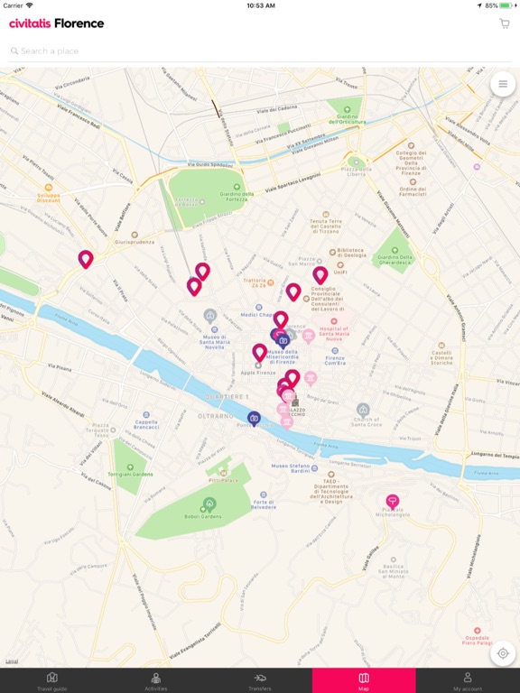 Florence Guide Civitatis.com iPad screenshot 4 - Travel app