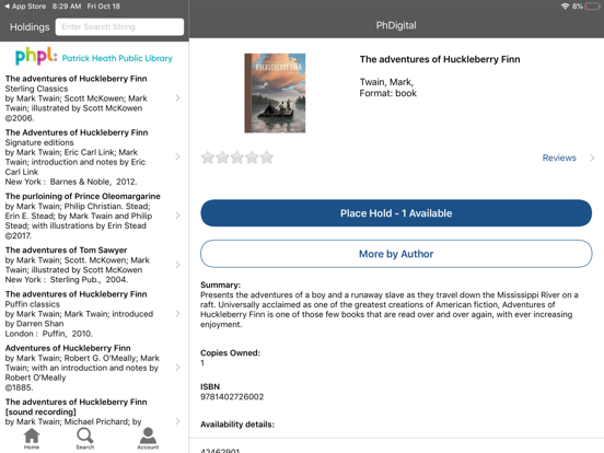 Screenshot #4 pour PhDigital Lib