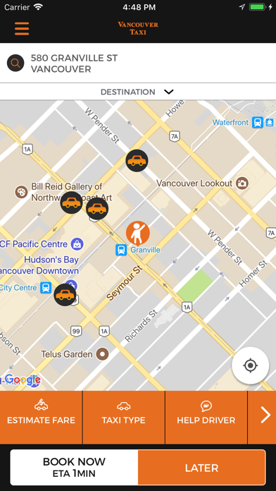 Vancouver Taxi Vancouver Screenshot