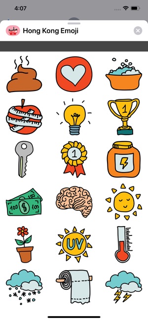 Hong Kong Emoji Stickers(圖3)-速報App