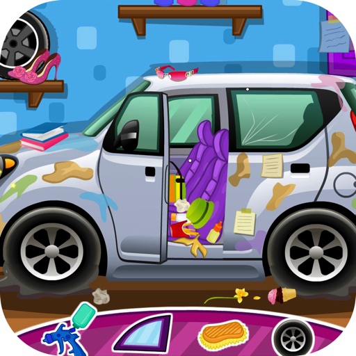 Clean up car wash game iOS App