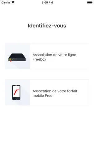 Capture d'écran de Relais Téléphonique Free sur iPhone 7