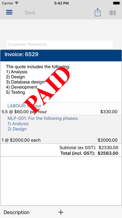 Invoice screenshot-4