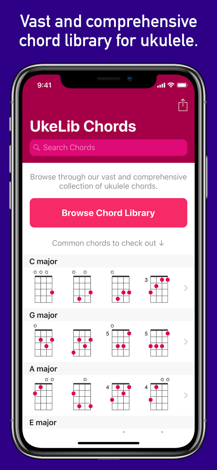 UkeLib Chords screenshot 1