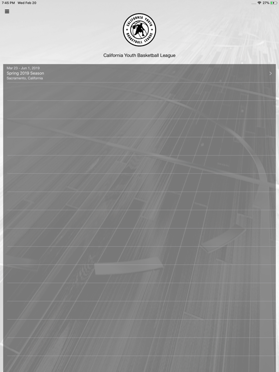 CYBL Hoops iPad screenshot 1 - Sports app