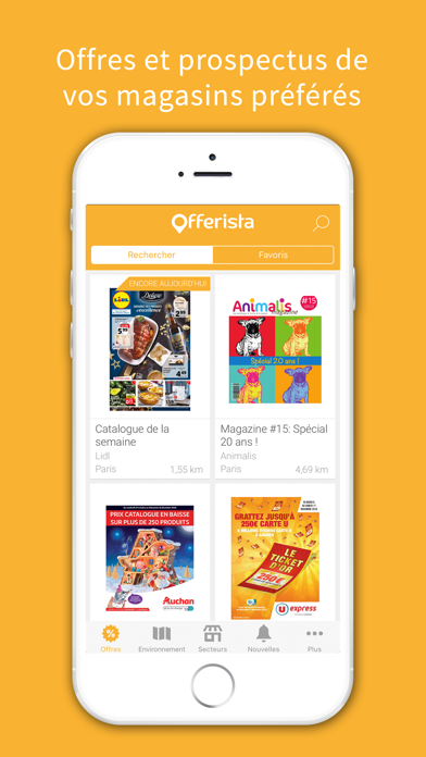 Screenshot #1 pour Offerista catalogues & promos