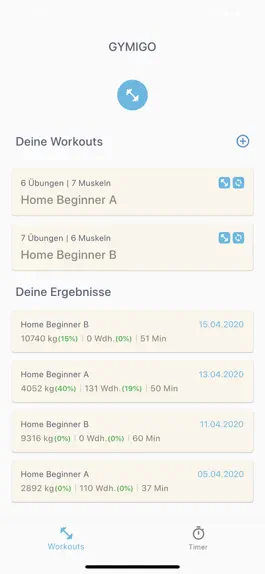 Game screenshot Trainingstagebuch Gymigo mod apk