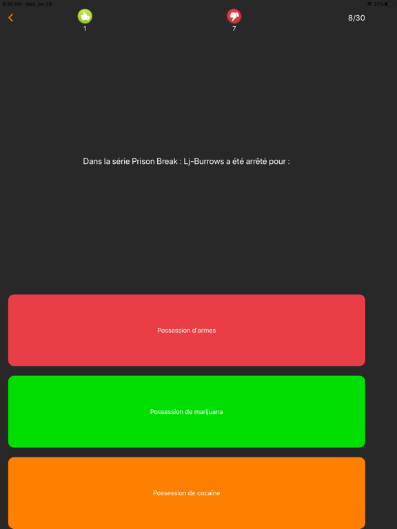 Screenshot #6 pour Défis Quiz Multi-Thèmes