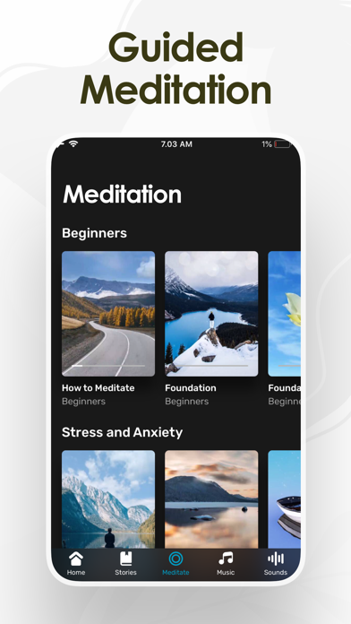 Screenshot #1 pour Meditation by Soothing Pod