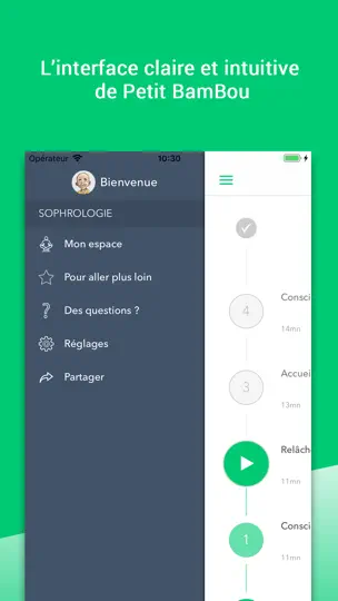 Capture d'écran de Sophrologie Avec Petit BamBou sur iPhone 2