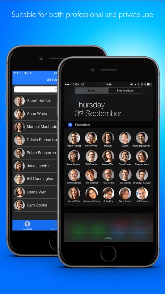 #3. Custom Phonebook + Widget (iOS) 由: Giacomo Guglielmi
