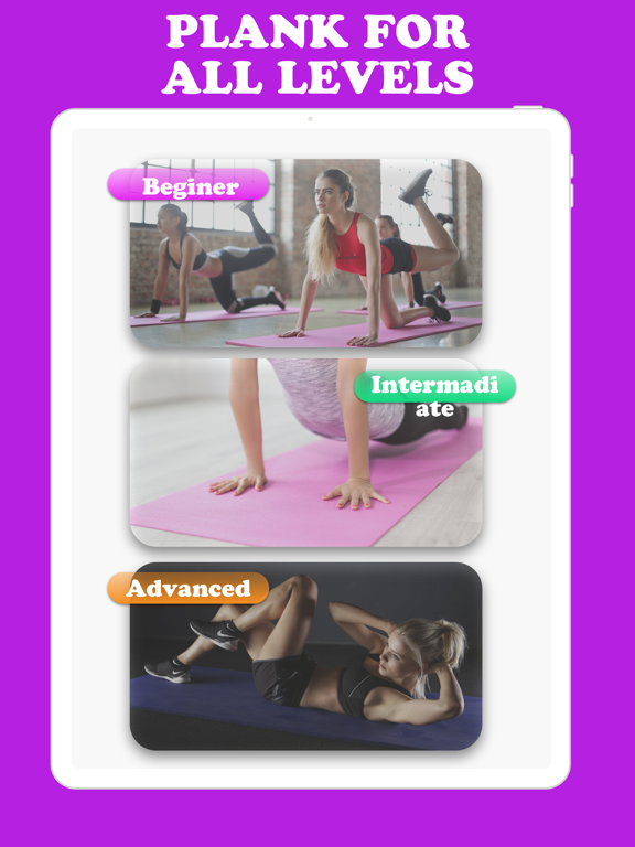 30 days workout for women iPad screenshot 3 - Health & Fitness app