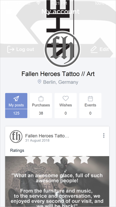 Fallen Heroes Tattoo // Art screenshot 2