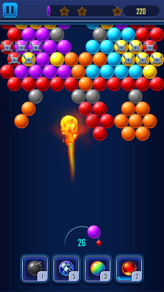 #2. Bubble Shooter Light (iOS) 由: NSTAGE Inc.