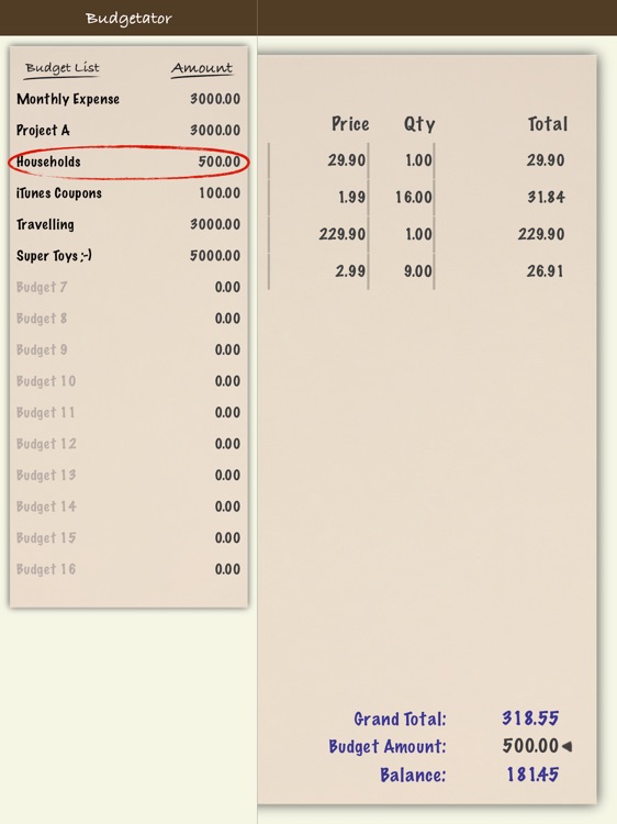 Budgetator iP3 screenshot-4