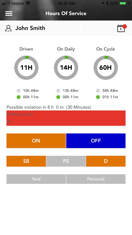 Mondo ELD HOS screenshot-3