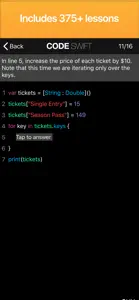 Code! Learn Swift Version screenshot #4 for iPhone