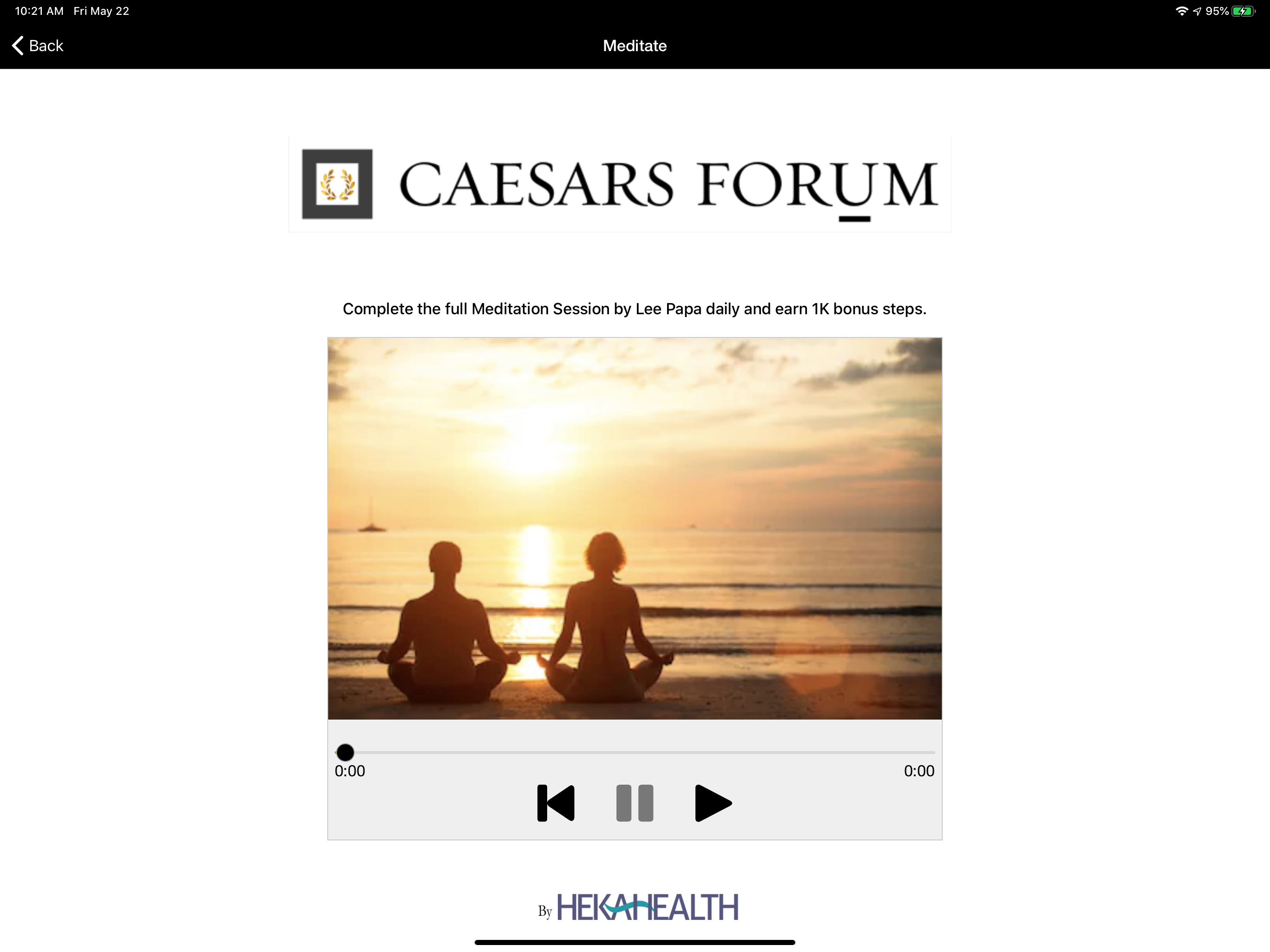 Caesars Wellness Challenge screenshot 12