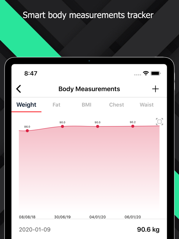 FitPal - 健身记录及健身计划软件 iPad screenshot 6 - Health & Fitness app