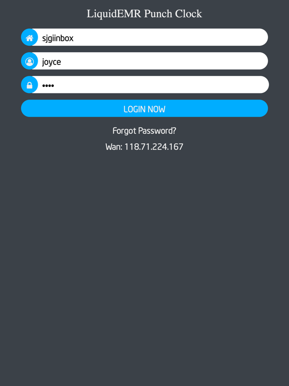 Screenshot #4 pour LiquidEMR Punch Clock