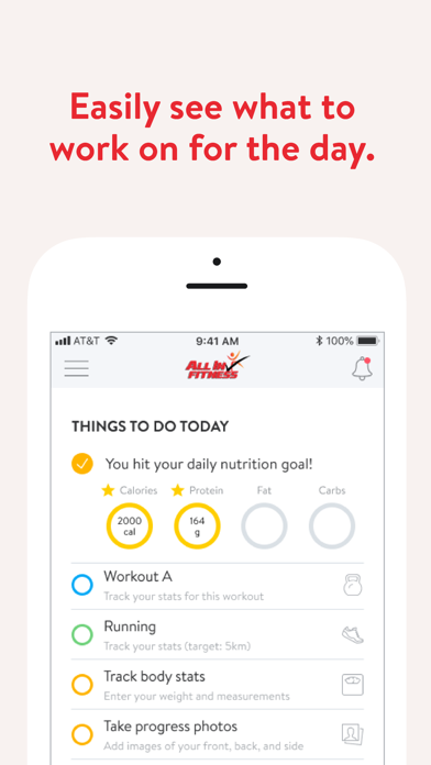 All IN Fitness Online Screenshot