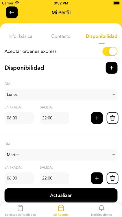Miidz Prestador de servicio screenshot-6