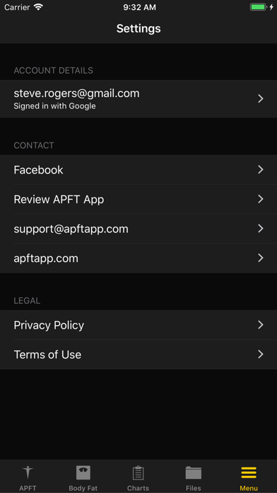 APFT App iPhone screenshot 7 - Utilities app