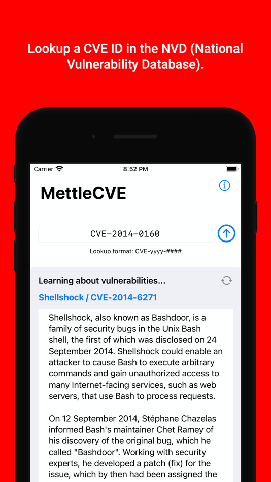 #1. MettleCVE (iOS) 由: Salvatore Saieva