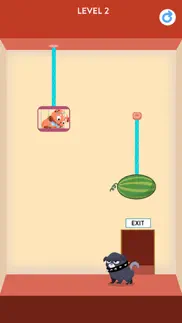 rescue kitten - rope puzzle iphone screenshot 1