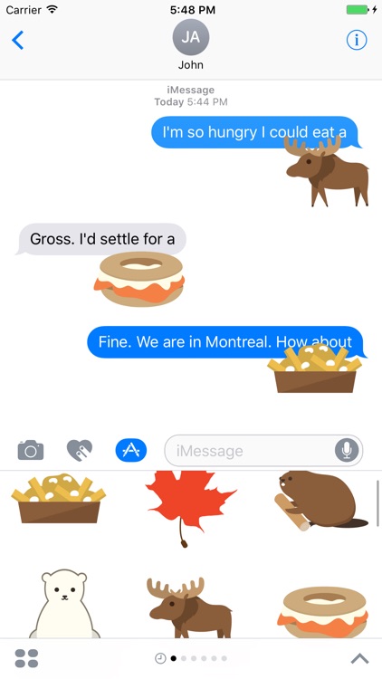 Canadian Things Stickers
