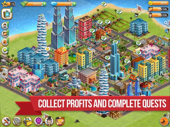 Village City Island Simulation iPad screenshot 4 - Games app