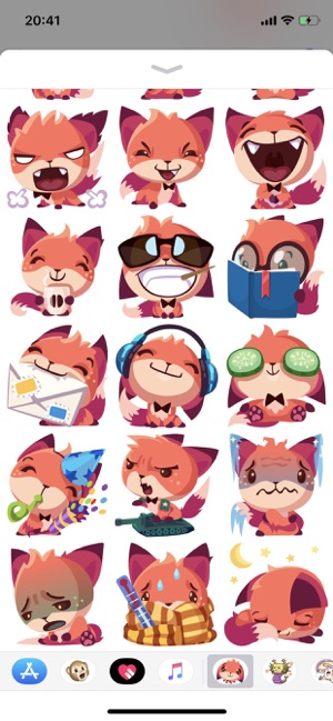 Fox Cute Pun Funny Stickers(圖2)-速報App