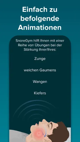 Screenshot von SnoreGym auf dem iPhone 2