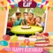 Happy Birthday Animated Frames lets you create and send beautiful videos with gif animations to your friends