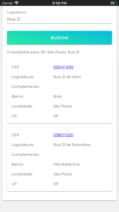 Busca Cep Fácil screenshot 3