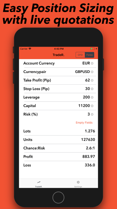 TradeR. screenshot 2