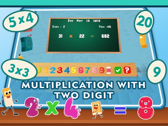 Screenshot #5 pour Multiplication Maths Enfants