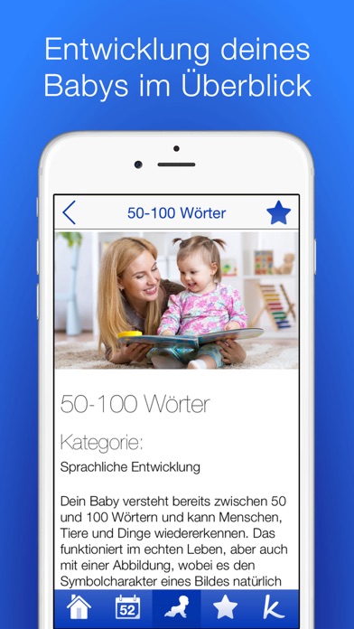 Screenshot #1 pour Babyentwicklung im 1. Jahr
