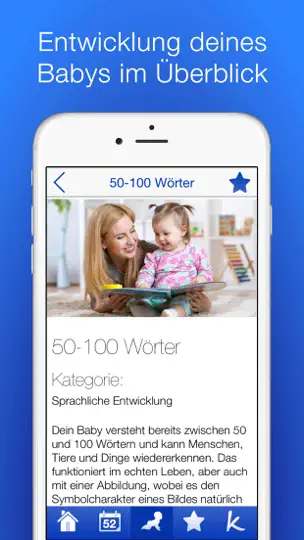 Screenshot von Babyentwicklung Im 1. Jahr auf dem iPhone 1